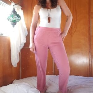 J Crew Pink velvet pants
